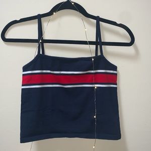 Navy/Red/White Stripe Tank Top